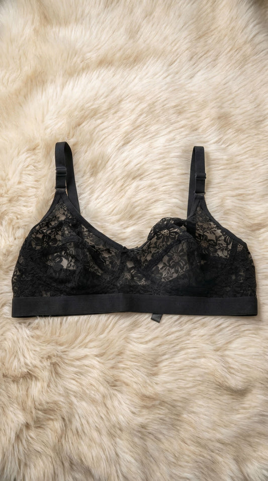 Black Brallete Bra For Ladies